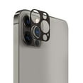 thumbnail image 2 of For iPhone 12 Pro Max 6.7 Camera Lens Colored Edge Tempered(2.5D) - Black, 2 of 2