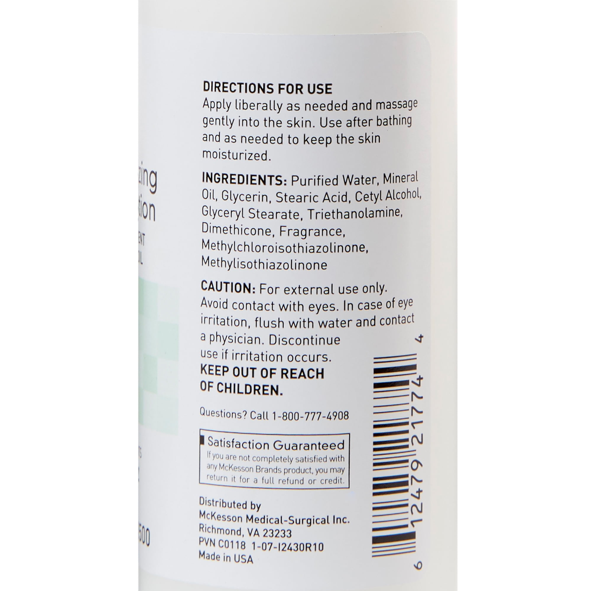 McKesson Moisturizing Body Lotion with Mineral Oil, Dry Skin Hydration, Fresh Scent, 4 fl oz, 60 Ct, 60 Ct