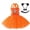 Orange-tCN5, variant on Vdoaml Girls Halloween Tutu Costume Dress Kids Halter Cat Print Tulle Skirt with Headband Bow and Tail Accessories 6-12 Months Orange