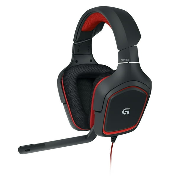 Logitech G230 Stereo OvertheEar Gaming Wired Headset with Microphone