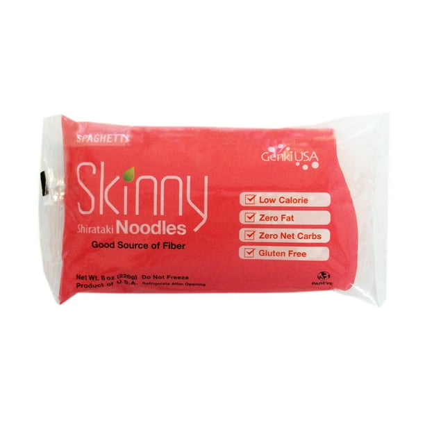 Skinny Noodle Plain Shirataki, Spaghetti, 8 Oz