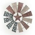 thumbnail image 3 of Alpine Corporation 21" Metal Hanging Patriotic Rustic Windmill Wall Decor, Red/Blue, 3 of 15