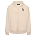 thumbnail image 2 of Men's Levelwear Khaki Los Angeles Dodgers Uphill Oversized Full-Zip Hoodie, 2 of 4
