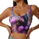 thumbnail image 1 of Fotbe Beautiful Flower Blue Bird Sujetador Deportivo Largo sin Aros para Mujer con Almohadillas y Soporte Medio, Transpirable y Absorbente, Camiseta Tipo Chaleco o Tank Top-XX-Large, 1 of 8