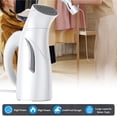 thumbnail image 4 of NFTIGB Portable Handheld Garment Steamer for Clothes, 140°C High Temperature Steam, 240ml / 8.1 fl oz Water Tank, 700W Fast Heat Wrinkle Remover for Home, Office & Travel, White (EU Plug), 4 of 9