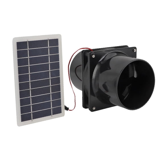 Solar Panel Powered Fan Exhaust Fan for Greenhouse Travel Outdoor Activities