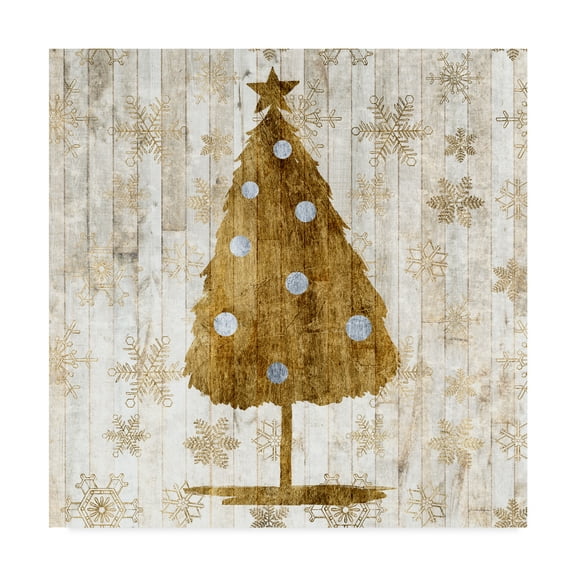 Trademark Fine Art 'Sophisticated Christmas I' Canvas Art by Grace Popp