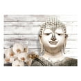 thumbnail image 3 of Tiptophomedecor Zen Wallpaper Wall Mural - Smiling Buddha, 3 of 3