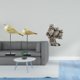 thumbnail image 2 of Figuras modernas de madera de pájaro y búho para escritorio, dormitorio, entrada, sala de estar, oficina, armario, decoración de mesa interior., 2 of 8