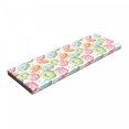 thumbnail image 1 of Colorful Bench Pad, Delicious Watercolor Pattern with Doughnuts Hand Drawn Yummy Tasty Pastries Bakery, HR Foam Cushion with Decorative Fabric Cover, 45" x 15" x 2", Multicolor, by Ambesonne, 1 of 3