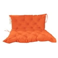 thumbnail image 3 of Swing Cushion Bench Cushion Seater Reliable Cushions Swing Replacement Chair Back Cushions Pad Garden Bench Cushion for Garden Porch Patio Orange and S, 3 of 8