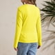 thumbnail image 4 of Camisas lisas de manga larga, lindas blusas casuales elegantes con cuello redondo, ropa, camisas de cuello redondo, top de poliéster para niña, 4 of 6