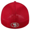 thumbnail image 4 of Men's New Era  Scarlet San Francisco 49ers Outline 39THIRTY Flex Hat, 4 of 5