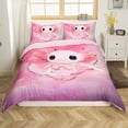 Axolotl Twin Comforter Cover Cute Cartoon Axolotl Bedding Set For Girls ...