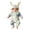Blue, variant on Ruyang Infant Baby Zip Up Jumpsuit Cute Bunny Ear Tie Dye Hooded Romper Long Sleeve Footless One Piece Outfit for Newborn Boys Girls