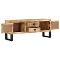 thumbnail image 4 of vidaXL TV Cabinet 110x30x45 cm Rough Mango Wood, 4 of 5