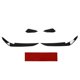 thumbnail image 1 of Front Bumper Aero Kits Canards Wing Body Spoiler Canard Car Adaptations Replacement for MK7.5 R 2017?2020Glossy Black, 1 of 5
