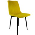 thumbnail image 2 of 4 Sillas Comedor Eames Tapizada Rack & Pack Mostaza Terciopelo Sala Habitación, 2 of 5