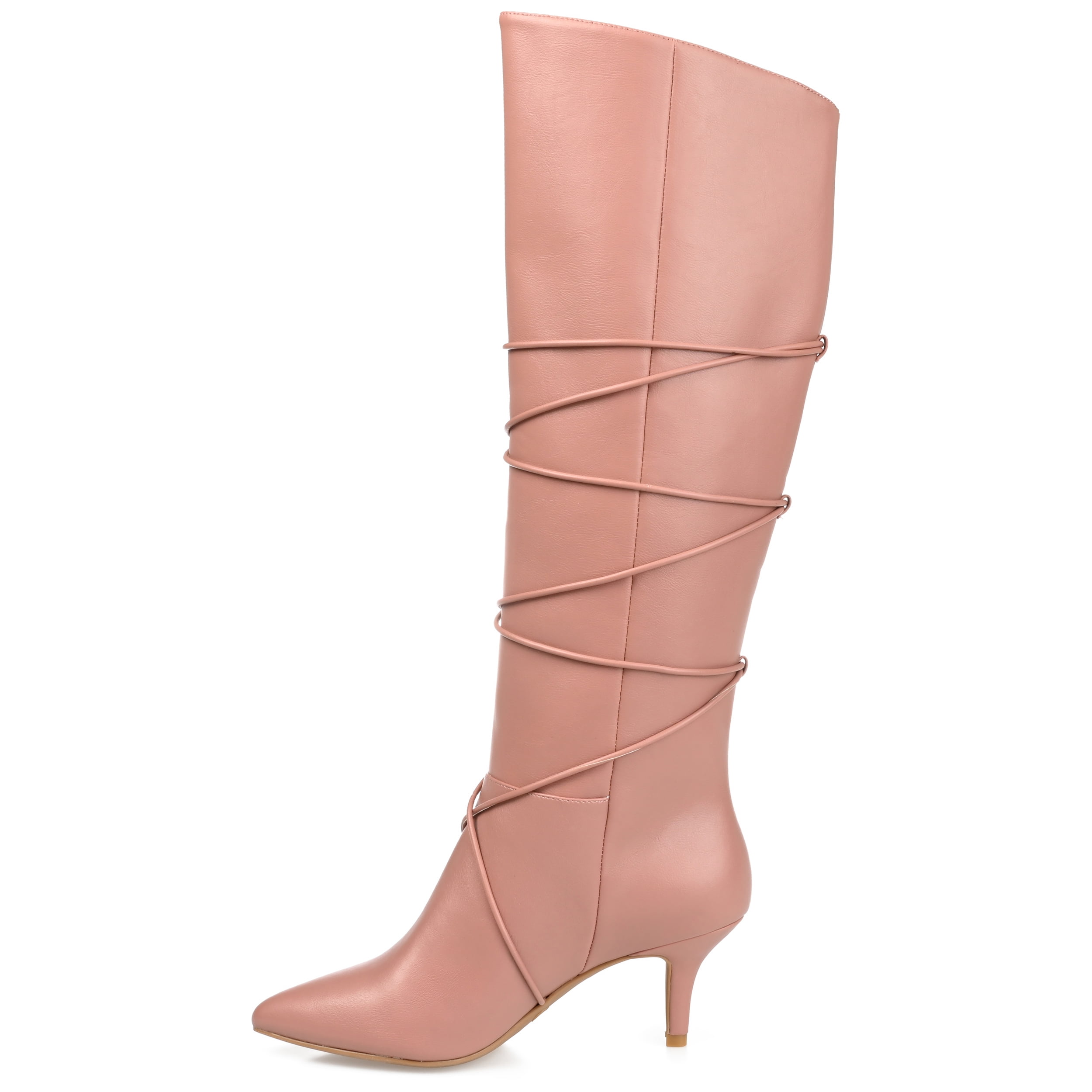 Journee Womens Kaavia Comfort System Pointed Toe Knee High Boots