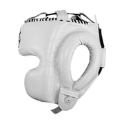 Cleto Reyes Boxing Headgear with Cheek Protection for Men and Women (Large, White)