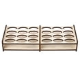 thumbnail image 1 of Soporte De Estante De Almacenamiento De Pintura En Rack De Madera Para Herramienta De Pintura De Arte DIY 24 Agujeros Sunnimix Soporte para bastidor de botellas de pintura, 1 of 8