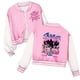 thumbnail image 1 of Moonsky Cantante P0p Den-en de béisbol cortos para niños y niñas a de chicos coreanos HUNTR/X Saja Chaqueta bomber con para niños Chaqueta Abrigo de béisbol de manga larga,Rosa,120, 1 of 2