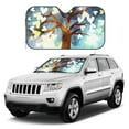 thumbnail image 3 of YFYANG Front Windshield Sun Shade, Dream Garden Foldable Car Visor for Cars, Trucks, SUVs, Small, 3 of 9