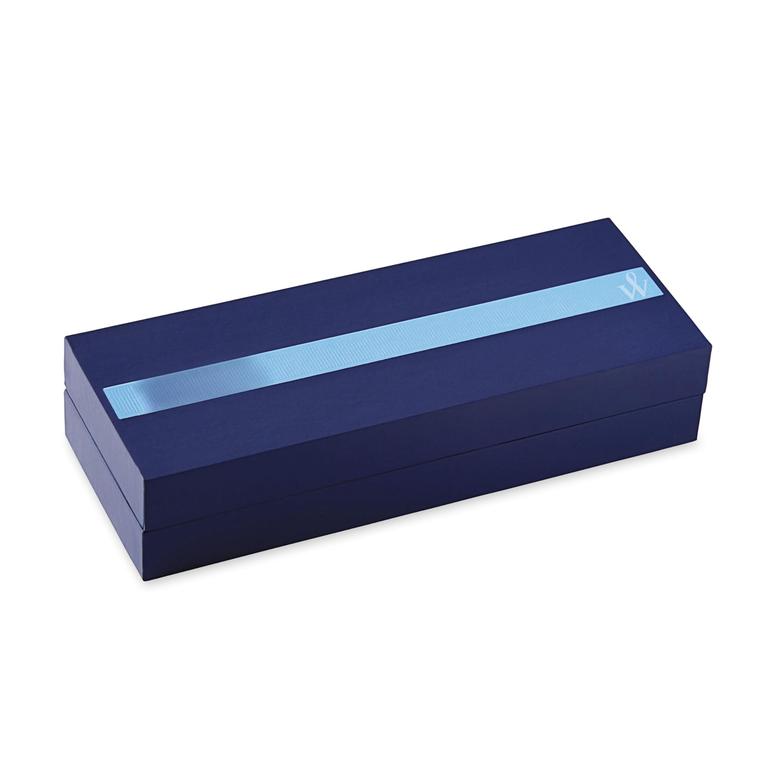 Expert Ballpoint Pen  Black With Golden Trim Medium Tip Blue Ink Gift Box