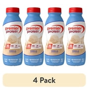 (4 pack) Premier Protein Shake, Vanilla, 30g Protein, 11.5 fl oz, 1 Ct