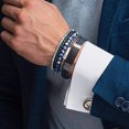thumbnail image 2 of Worallymy 1 par de gemelos con movimiento de reloj para hombre engranaje inamovible gemelos pulidos regalo de boda de negocios Worallymy JD735802872, 2 of 7