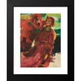 thumbnail image 2 of Filipp Malyavin 19x24 Black Modern Framed Museum Art Print Titled - Laughing Girl, 2 of 5