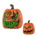 thumbnail image 2 of Jack O Lantern Decor Scary Evil Pumpkin Indoor Outdoor Spooky Halloween Prop for Haunted House Tabletop Porch Display Decorative 13 X 12 X 6 Inch 1 Piece, 2 of 8