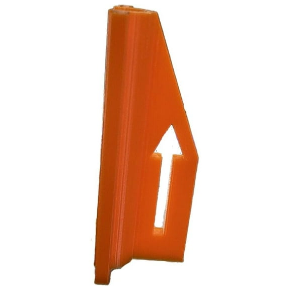 Disc Golf Next Tee Arrow, Marker, Flag, Discgolf Target Flag, Direction Arrow, Next Hole Marker, Set of 18 ORANGE
