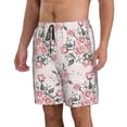 thumbnail image 2 of Goofa Rose Flowers Printed Mens Swim Trunks Summer Quick Dry Short Beach Swimwear Bathing Suits-3X-Large, 2 of 9
