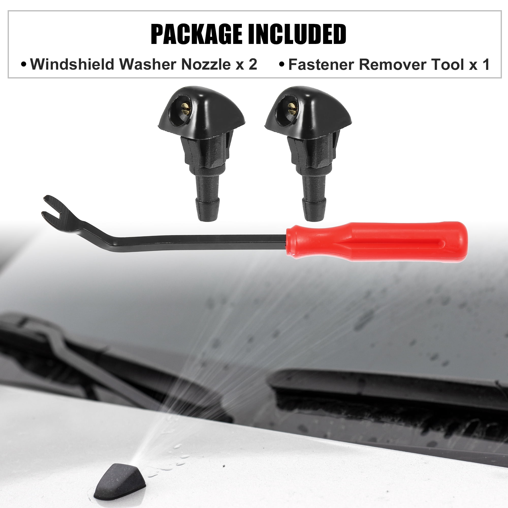 Unique Bargains Windshield Wiper Washer Nozzle Kit for Honda CR-V