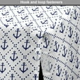 thumbnail image 4 of Nautical Dog Crate Cover, Anchors Pattern of Diamond Shaped Dots Marine Navy Sailing Illustration, Easy to Use Pet Kennel Cover Small Dogs Puppies Kittens, 7 Sizes, Night Blue and White, by Ambesonne, 4 of 6