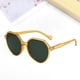 thumbnail image 5 of Retro Redondo de sol Protección Unisex Playa Verde anaranjado Hugo Gafas de sol retro, 5 of 9