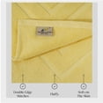 thumbnail image 3 of Feather and Stitch New York Modern Solid Print Yellow 100% Premium Ring-Spun Long-Staple Cotton Bath Mats, 30" x 21", Fade Resistant (2 Count), 3 of 4
