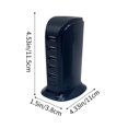 thumbnail image 3 of HLONK Charging Station for Multiple Devices  Multi USB Charger Block Tower with PD 20W  5 Port USB Charger Charging Block for Smartphone Tablets Multiple Devices, 3 of 6