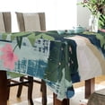 thumbnail image 4 of Yayeee Tablecloths for Rectangular Tables 54 x 54 inch Party Table Cover, Green Floral, 4 of 6