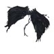 thumbnail image 2 of Chal de plumas estilo gótico ligero para disfraz de Halloween, cómodo y elegante. Negro, 2 of 9
