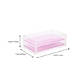thumbnail image 2 of unbranded Caja Acrílica Rosa Para Guardar Pestañas Falsas Con Visibilidad Rápida, 2 of 8