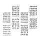thumbnail image 3 of GOOHOCHY 8pcs plantillas de letras inglesas plantillas de número, 3 of 7