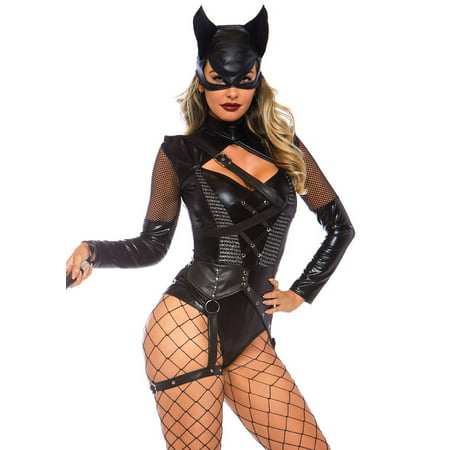 Leg Avenue Women's Villainess Vixen Sexy Cat Woman Costume