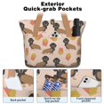 thumbnail image 2 of Tote Bag for Women - Dachshund Hotdog Fries Shoulder Bag - Large Utility Work Duffle Bag with Zipper Handbag for Travel, Work, Sprots, 2 of 5