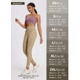 thumbnail image 7 of BALEAF Women's Fleece Lined Leggings Waterproof Winter Hiking Pants Thermal Running Tights Zipper Pockets High Waisted Cold Weather Brown Large, 7 of 7