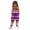 Purple, variant on Girls Halloween Tank Romper Cute Graphicint Harem Pants Sleeveless Playwear Holiday Jumpsuit