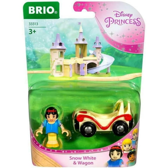 BRIO - 33313 Disney Snow White & Wagon | 2 Piece Toy Train for Kids Ages 3 and Up
