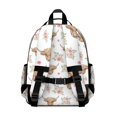 thumbnail image 3 of Highland Cow and Flower Print Cute School Backpack Bag for School with Padded Back and Adjustable Shoulder Straps 15.25"x11.5"x5.25", 3 of 5