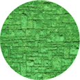 thumbnail image 1 of Ahgly Company Machine Washable Indoor Round Transitional Green Area Rugs, 8' Round, 1 of 7
